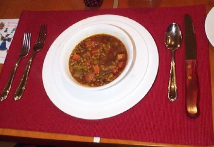 Lentil soup