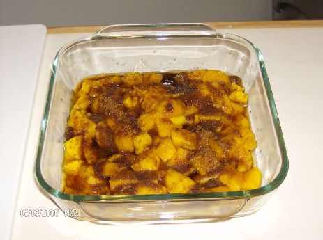 Mangos with Dark Sugar and Rum